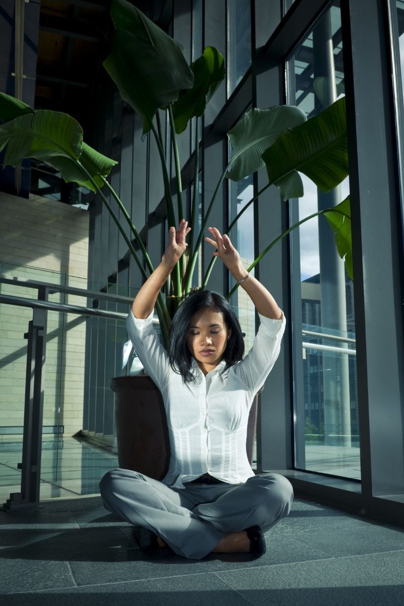 Corporate wellness program, yoga, meditation, mindfulness